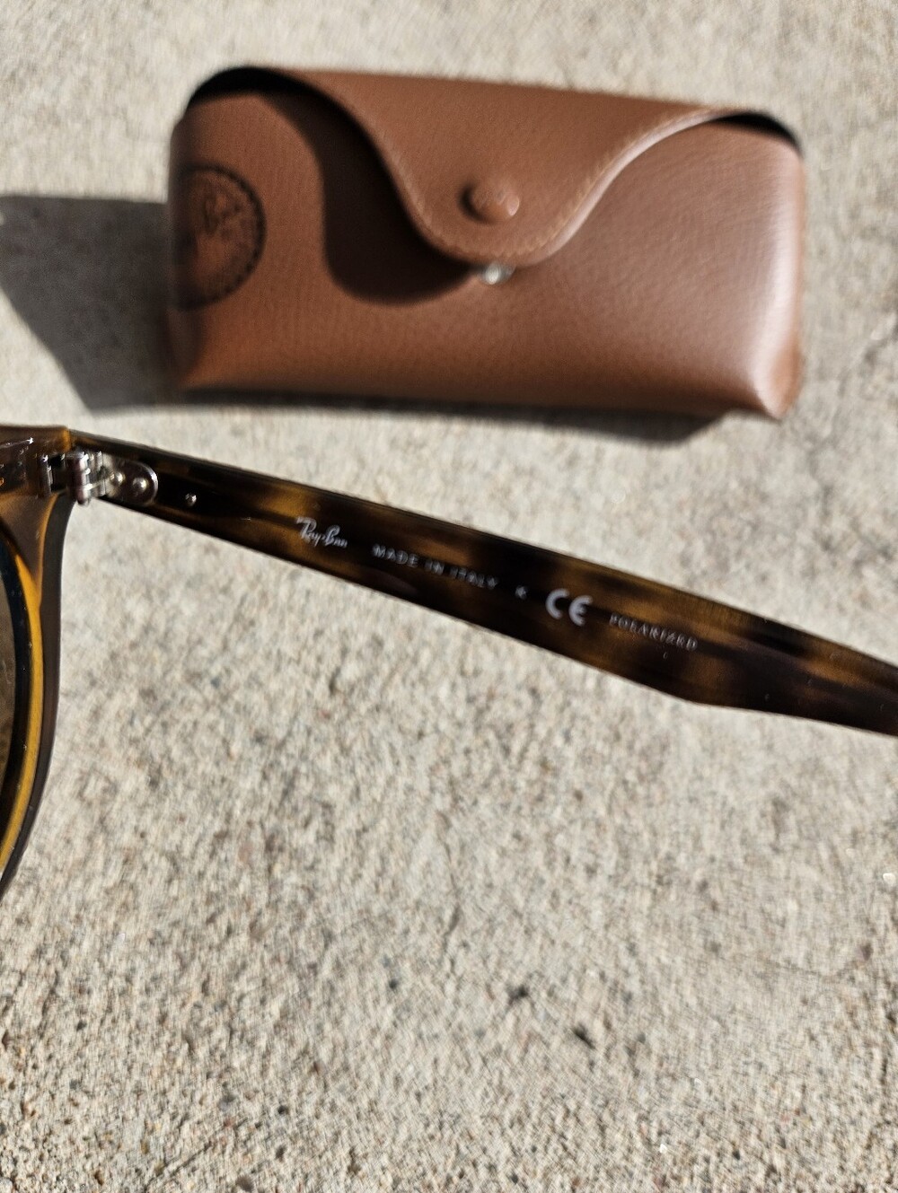Ray-Ban Tortoiseshell Frame Sunglasses with Brown Lenses - Picture 3 of 4